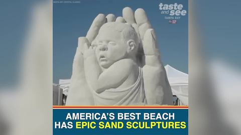 Gorgeous sand sculptures on display at Siesta Beach | Taste and See Tampa Bay