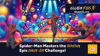 Dancing Spider-Man Masters the Shuffle: Epic Dance-Off Challenge!