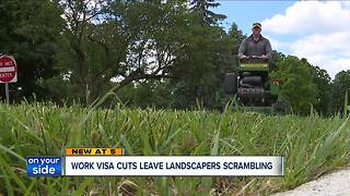 Low unemployment, changes to H-2B visa resulting in serious landscaper shortage in Ohio