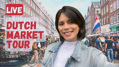 LIVE | Amsterdam Food Market Tour w/ Natasha