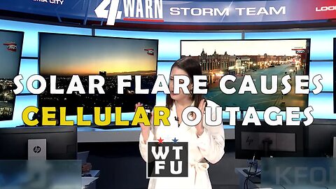 Strong Solar Flare Knocks Out Cellular Services in the USA?