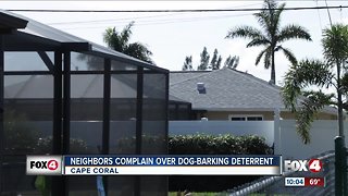 High-pitch noise to stop dog barking bothers neighbors