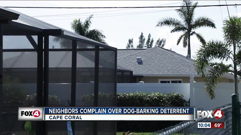 High-pitch noise to stop dog barking bothers neighbors
