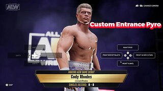 AEW Fight Forever Entrance Customzation
