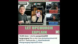 Upchurch's Thoughts on Tom Macdonald! #tommacdonald #hog #adamcalhoun #eminem #artist #ryanupchurch