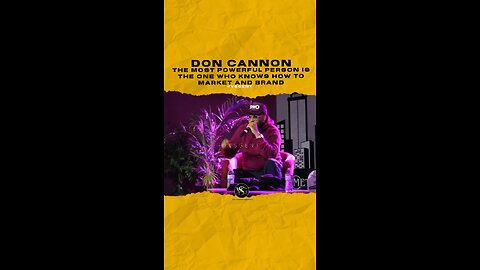 @doncannon The most powerful person is the one who knows how to market & brand