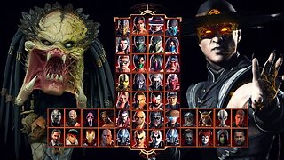 Mortal Kombat 9 - Predator And Corrupted Kung Lao - Expert Ladder - Gameplay @(1080p)