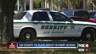 Sheriff's deputies to be present at all Lee County schools