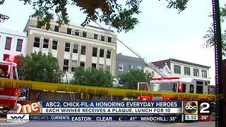 ABC2 Chick fil a honoring everyday heroes