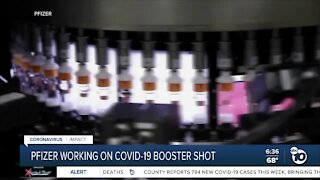 Pfizer working on COVID-19 booster shot