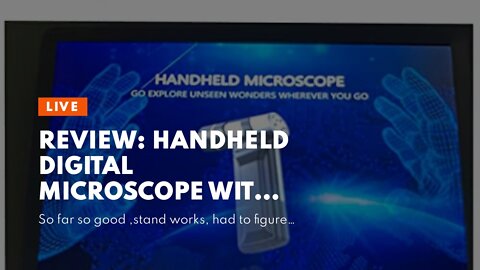 Review: Handheld Digital Microscope with 4" Screen LINKMICRO LM203, Portable Microscope for Adu...