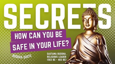 Buddha Quote On Life-Changing│How Can You Be Safe In Your Life? 🔥💪│Short Video│#quote #buddhaquotes