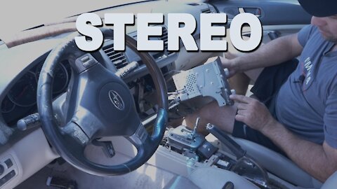 How To Remove a Stereo Radio - 2006 Subaru Outback Legacy
