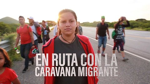 La caravana de migrantes tiene un mensaje para Trump