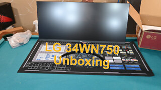 LG 34WN750 - Unboxing