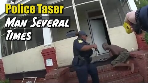 Cops Taser Man Several TImes