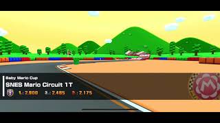 Mario Kart Tour - SNES Mario Circuit 1T Gameplay