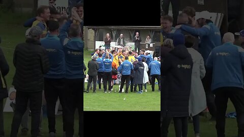 No Pyro, No Party! | Grassroots Football Team Celebrate Winning The League Title #shorts
