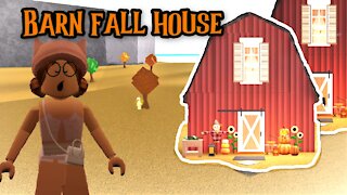 Roblox Bloxburg: Barn Fall House!!!