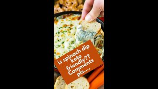 Spinach dip recipes easy | keto friendly spinach recipes #Shorts