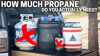 How Much Propane do you Need while Camping?