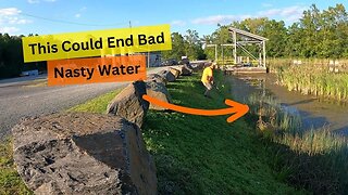 I Almost Fell in the Pond | Mowing the Quarry