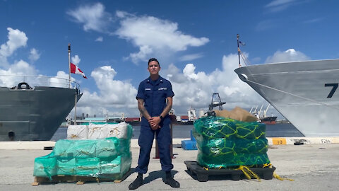 Coast Guard Cutter James offloads more than $1.45 billion in cocaine, marijuana at Port Everglades