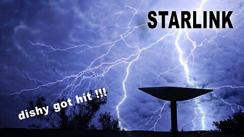 My Starlink Dish Got Hit By Lightning ⚡