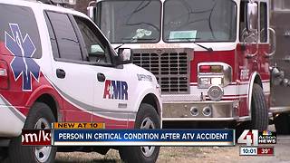 Person life-flighted after ATV accident