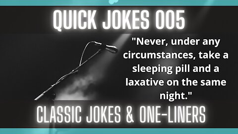 Quick Jokes 005 [Keep Smiling] [Very Funny] [Laugh A day]