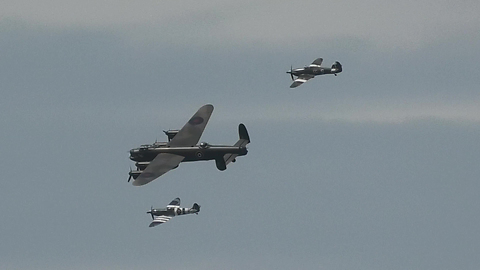 Amazing Display From The Battle of Britain Memorial Flight At Blackpool Airshow