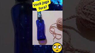 LUCRE DECORANDO GARRAFAS/ COLABORE COM A NATUREZA/ VÍDEO LONGO NO CANAL #shorts #shortsviral #short