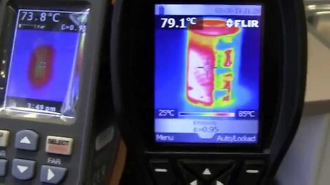 Fluke VT02 Visual Thermometer vs Flir i3 Thermal Camera