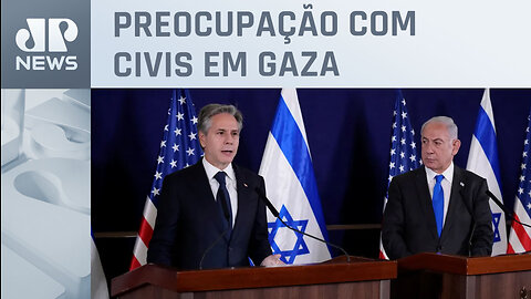 Antony Blinken chega a Israel para pedir “pausa humanitária” na guerra com Hamas