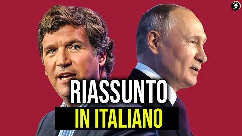 Tucker Carlson intervista il presidente russo Vladimir Putin RIASSUNTO IN ITALIANO una roba che come minimo oggi avrebbe dovuto stare sulle pagine dei giornali e avreste dovuto vedere nei notiziari occidentali.E invece niente.