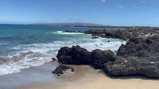 Hoapili Trail at La Perouse Bay, Kula, Maui, Hawaii.