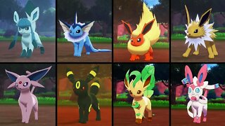 Pokemon Sword & Shield - How to CATCH ALL Eevee Evolutions in the WILD