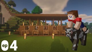 Minecraft Survival VOD 4 - Cow Yeeter