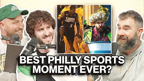 "Jason's speech is up there with Iverson's step-over" - Lil Dicky on favorite Philly sports moment