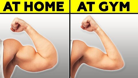 7 Simple Home Exercises For Big Arms ( Better Than In Gym ! )