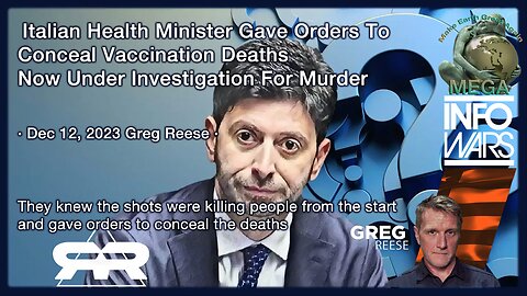 Italian Health Minister Gave Orders To Conceal Vaccination Deaths – Now Under Investigation For Murder