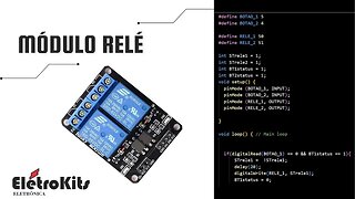 Modulo Rele 2 canais com arduino