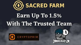 Sacred Farm Review| Earn Up To 1.5% Daily | Just Launched 🚀
