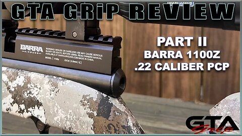 The Barra 1100Z .22 GRiP PT II - Gateway to Airguns Airgun Review