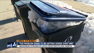 'The problem seems to be getting worse over time': Waukesha analyzing recycling contamination