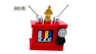 Lego Mini Television Brick Toy Unofficial Lego Speed Build