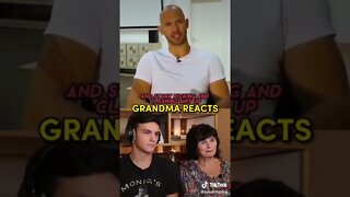 Grandma reacts to Andrew Tate's comments about woman