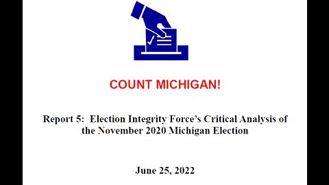 Election Integrity Force (EIF) Report #5 Presentation