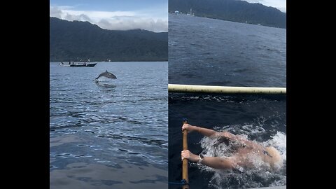 British Solo Traveller Swims With Wild Dolphins in Lovina (Bali)