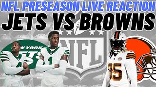 New York Jets vs Cleveland Browns Live Reaction | NFL | Play by Play | NFL HALL OF FAME